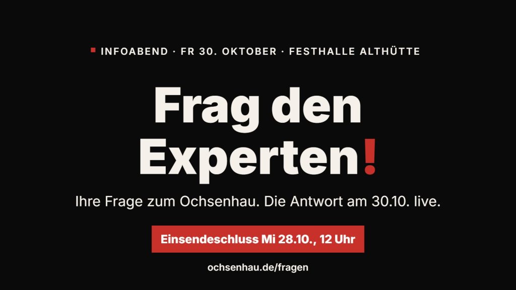 Ihre Frage gehört in die Festhalle